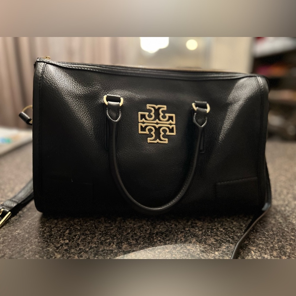 Tory Burch | Leather | Black and Gold | Handbag